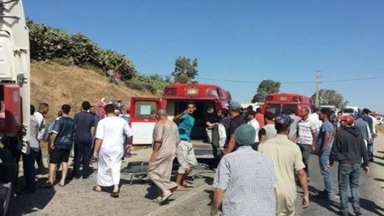 عاجل.. اصطدام أربع سيارات خفيفة نواحي الصويرة