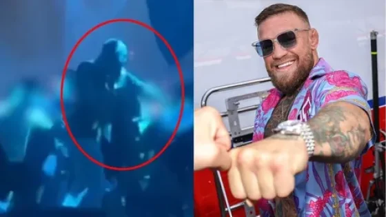 مشهد صادم.. مكغريغور يوجه لكمات لرجل داخل ملهى ليلي (شاهد)
