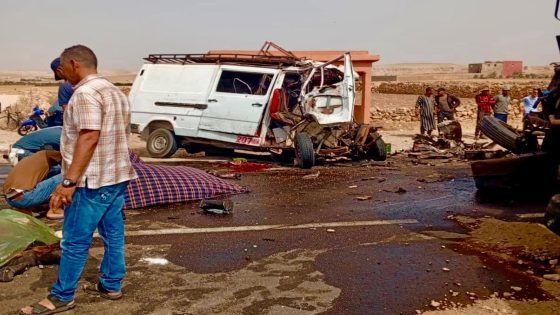 اصطدام عنيف بين شاحنة و”ترانزيت” يخلف أربعة قتلى ضواحي اليوسفية
