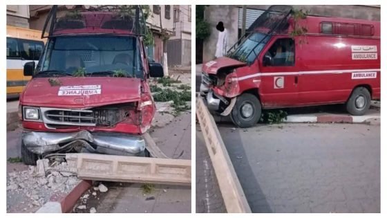 حادث سير لسيارة إسعاف بمريرت دون تسجيل خسائر بشرية