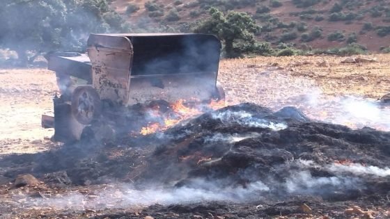 أزيلال: احتراق “كوكوت” يتلف محصولاً فلاحياً ضواحي أزيلال