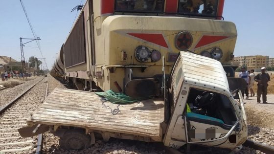 اصطدام خطير بين قطار وسيارة بـ”دوار المراهنة” في خريبكة
