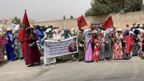 احتجاجات حي أوربيع ببني ملال … نهاية مسار سياسيين بالجهة ! !