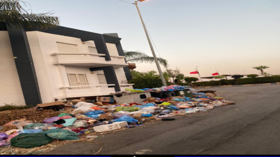 “المنصورية” ضواحي المحمدية تغرق في الأزبال( صور )