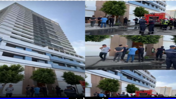حريق داخل شقة قرب محطة القطار بطنجة يستنفر الوقاية المدنية