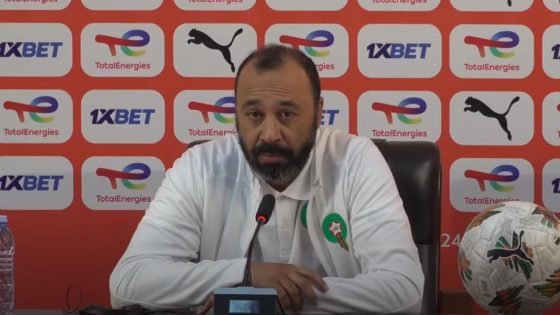 السكتيوي: عازمون على الفوز على منتخب السنغال لبلوغ النهائي