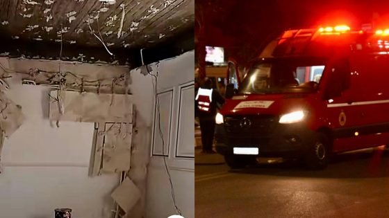 انهيار جزء من سقف منزل بطنجة يسبب إصابة سيدتين