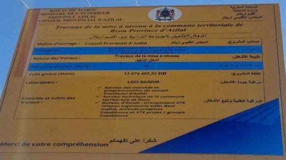 معارضة” بزو” تتهم نائب الرئيس بتحويل مسار طريق مبرمجة نحو منزله