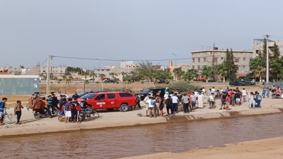 عاجل: انتشال التلميذ الذي سقط في القناة المائية بأولاد عياد