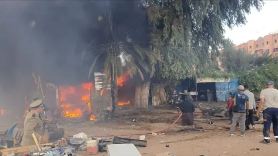 مراكش.. مصرع شخصين في حريق بدوار “مولاي عزوز الملك”