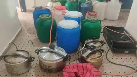 الأمن يداهم “مصنع ماحيا” بوزان‬