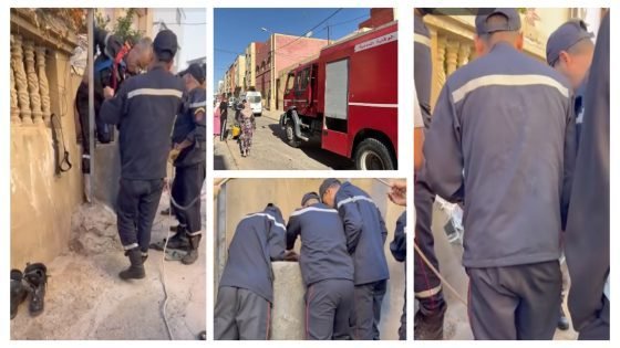 إنقاذ سيدة سقطت في بئر بوادي زم