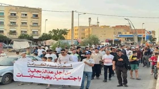 تصعيد احتجاجي بتاونات وإعلان مسيرة بغفساي مطلع نونبر