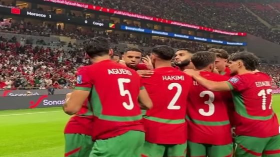 نهاية المباراة بفوز المنتخب الوطني أمام منتخب جمهورية الكونغو
