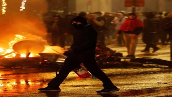 بروكسيل… اشتباكات ومواجهات بين الشرطة والمتظاهرين