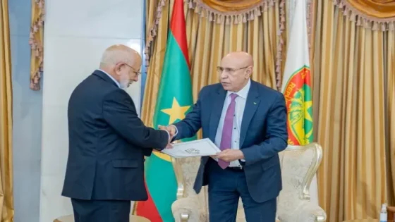 جدل واسع يحيط باستقبال الرئيس الموريتاني لوفد من "البوليساريو"