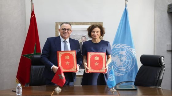 شراكة بين اليونسكو و”المغرب 2030″ لتعزيز استدامة التظاهرات الرياضية