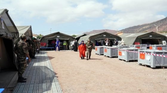 القوات المسلحة الملكية تقيم مستشفيات ميدانية في أزيلال والحوز وميدلت