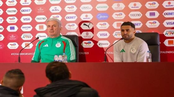 مدرب المنتخب الجزائري يعترف بالأخطاء ويشيد بنيجيريا