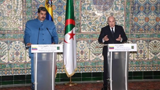 متلازمة كاراكاس في قصر المرادية: قراءة في حتمية التحول الجيوسياسي الجزائري بعد سقوط مادورو