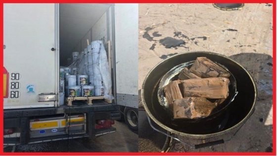 إجهاض تهريب 5 أطنان من مخدر الشيرا بمعبر الكركرات
