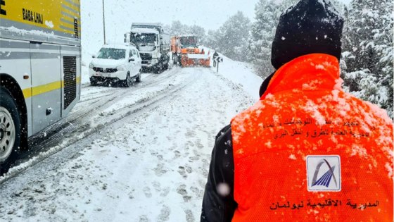 نشرة إنذارية: تساقطات مطرية وثلجية