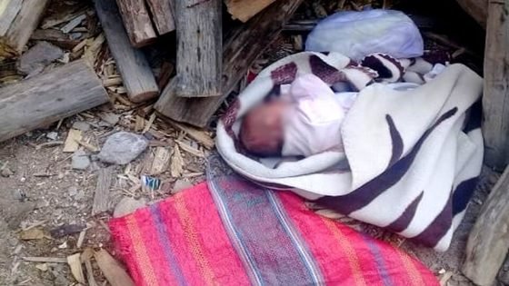 العثور على رضيع متخلى عنه داخل كيس ضواحي أزيلال