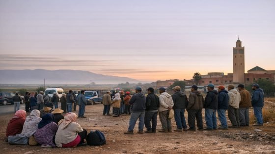المُوقفْ” بأولاد عياد… سوق يومي للعمل يكشف معاناة العمال المياومين ويختصر حكاية أجيال من الكفاح