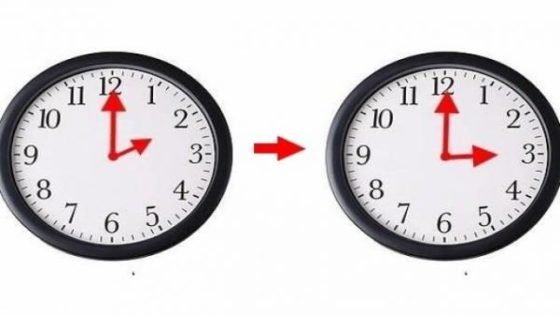 موعد العودة إلى الساعة الإضافية “غرينيتش+1”