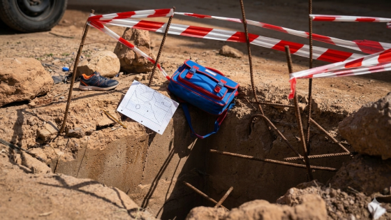 أفورار.. تلميذ يسقط في بالوعة مهملة ويتعرض لإصابة خطيرة ( صور )