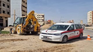 لحظات رعب بجرسيف بعد انهيار أرضي داخل ورش للصرف الصحي ( صور )