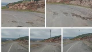 الطريق الجهوية 304 بين أولاد عياد وأيت عتاب… حفر تهدد السلامة وتؤرق مستعملي الطريق