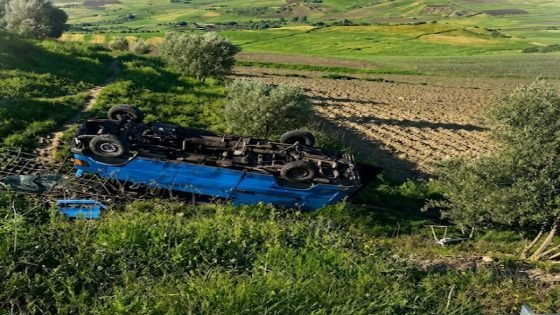 عاجل: انقلاب سيارة عمال بجماعة ونانة يخلف ضحية واصابات