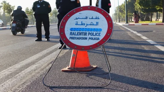 إصابة شرطي في حادث صدم بسد قضائي بمدخل سطات