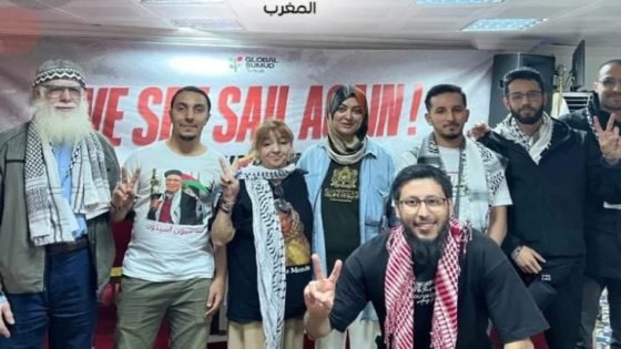 الرباط.. وقفة تطالب بالإفراج عن 10 مغاربة ضمن “أسطول الصمود