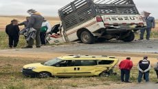 حادثة سير بين برشيد وابن أحمد تُلحق خسائر مادية بسيارة “أجرة و بيكوب”