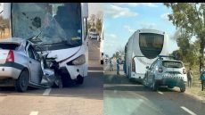 الرحامنة.. مصرع زوجين وإصابة آخرين في حادثة سير مروعة ( صور )