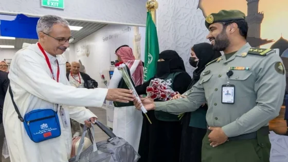 حجاج مغاربة يبلغون المدينة المنورة