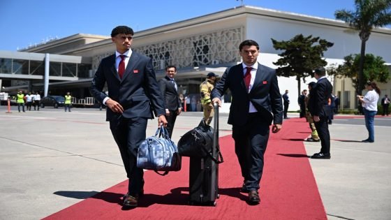 بعثة المنتخب الوطني تشد الرحال صوب أمريكا