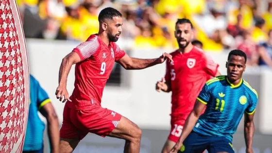 هزيمة المنتخب الأردني وديا أمام نظيره الكولومبي