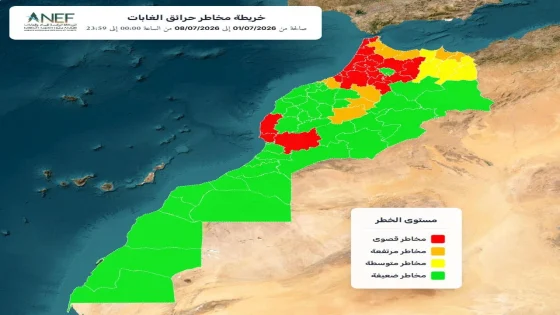 خرائط تنبؤية تكشف المناطق الأكثر عرضة لحرائق الغابات بالمغرب