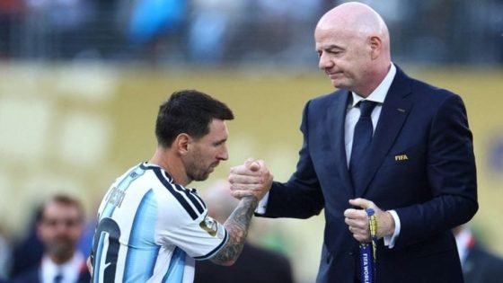 إنفانتينو يوجه رسالة تهنئة وشكر لمنتخب الأرجنتين بعد المونديال
