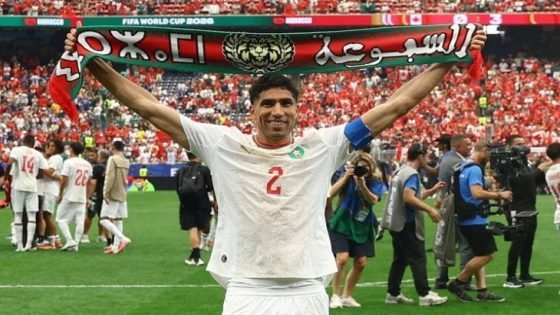حكيمي: تأهلنا لدور الثمانية في كأس العالم بفضل قوة المنتخب وأمة المغرب