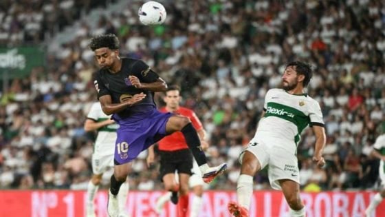 برشلونة يستهل حملة الدفاع عن لقب الليغا بخماسية في شباك إلتشي