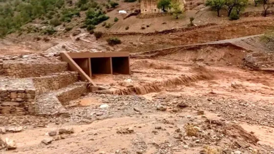 عاصفة رعدية تضرب جماعة أيت عباس بأزيلال وتخلف خسائر في البنية التحتية