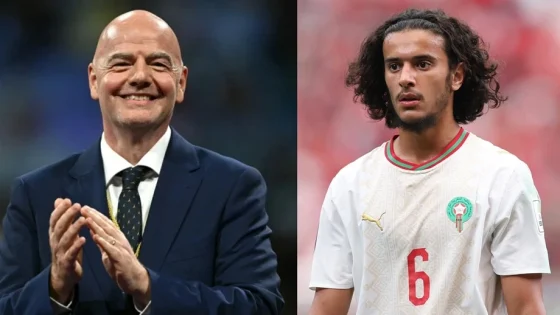 إشادة خاصة من إنفانتينو .. بوعدي ثاني أصغر لاعب بعد بيليه في ربع نهائي المونديال