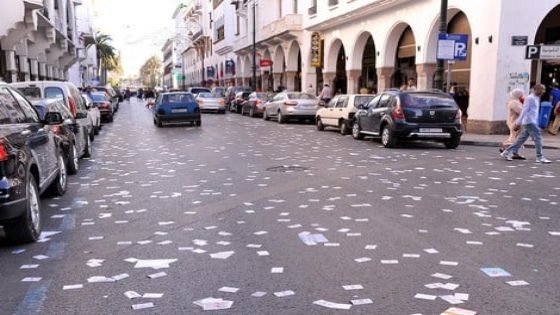 صور ممثلي الأمة من المرشحين تداس بالأقدام ..صدفة أم ما يستحقون؟