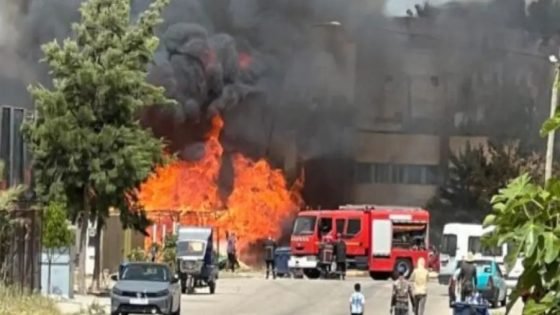 حريق يندلع داخل شركة بالحي الصناعي “المسار” بمراكش دون إصابات