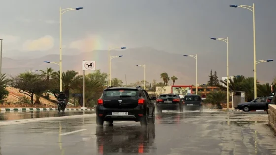 زخات رعدية وانخفاض في درجات الحرارة بعدة مناطق بالمملكة