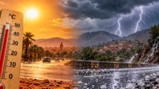 الأرصاد تحذر.. طقس حار وزخات رعدية قوية وبرد بهذه المناطق